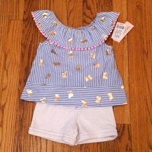 🎉🎀 2 piece 3T Little Lass set